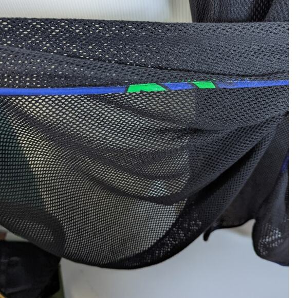 Loewe Paula’s Ibiza Black Sheer Mesh Strapless Smocked Dress or Skirt M - Picture 11 of 15